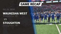Recap: Waukesha West  vs. Stoughton  2016