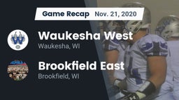 Recap: Waukesha West  vs. Brookfield East  2020