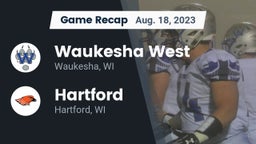 Recap: Waukesha West  vs. Hartford  2023