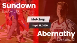 Matchup: Sundown  vs. Abernathy  2020