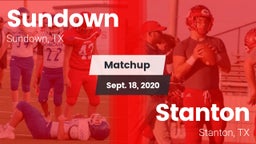 Matchup: Sundown  vs. Stanton  2020