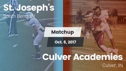 Matchup: St. Joseph's High vs. Culver Academies 2017