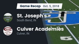 Recap: St. Joseph's  vs. Culver Academies 2018