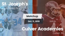Matchup: St. Joseph's High vs. Culver Academies 2019