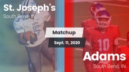 Matchup: St. Joseph's High vs. Adams  2020