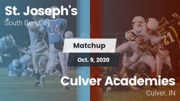 Matchup: St. Joseph's High vs. Culver Academies 2020