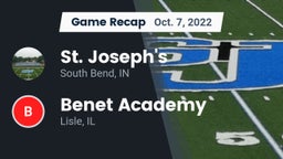 Recap: St. Joseph's  vs. Benet Academy  2022