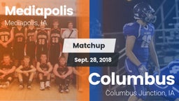 Matchup: Mediapolis High vs. Columbus  2018