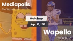 Matchup: Mediapolis High vs. Wapello  2019
