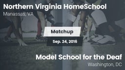 Matchup: Northern Virginia Ho vs. Model School for the Deaf  2015