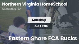 Matchup: Northern Virginia Ho vs. Eastern Shore FCA Bucks 2015