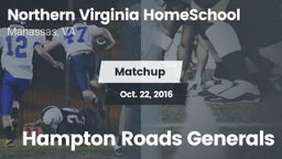 Matchup: Northern Virginia Ho vs. Hampton Roads Generals 2015
