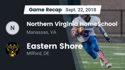 Recap: Northern Virginia HomeSchool  vs. Eastern Shore  2018