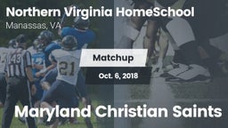 Matchup: Northern Virginia Ho vs. Maryland Christian Saints 2018