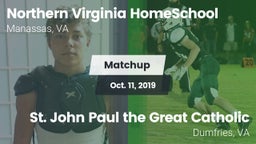 Matchup: Northern Virginia Ho vs.  St. John Paul the Great Catholic  2019