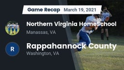 Recap: Northern Virginia HomeSchool  vs. Rappahannock County  2021