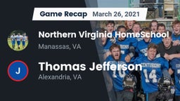 Recap: Northern Virginia HomeSchool  vs. Thomas Jefferson  2021