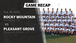 Recap: Rocky Mountain  vs. Pleasant Grove  2016