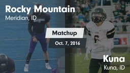 Matchup: Rocky Mountain High vs. Kuna  2016