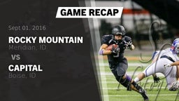 Recap: Rocky Mountain  vs. Capital  2016