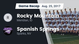 Recap: Rocky Mountain  vs. Spanish Springs  2017