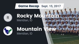 Recap: Rocky Mountain  vs. Mountain View  2017