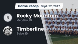 Recap: Rocky Mountain  vs. Timberline  2017