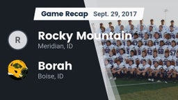 Recap: Rocky Mountain  vs. Borah  2017