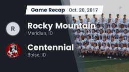 Recap: Rocky Mountain  vs. Centennial  2017