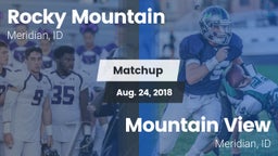 Matchup: Rocky Mountain High vs. Mountain View  2018