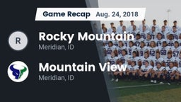 Recap: Rocky Mountain  vs. Mountain View  2018