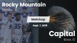 Matchup: Rocky Mountain High vs. Capital  2018
