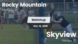 Matchup: Rocky Mountain High vs. Skyview  2018