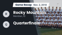 Recap: Rocky Mountain  vs. Quarterfinals 2018
