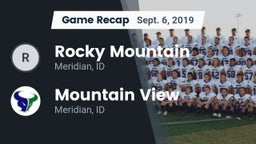 Recap: Rocky Mountain  vs. Mountain View  2019