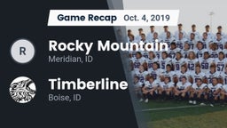 Recap: Rocky Mountain  vs. Timberline  2019