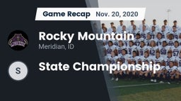 Recap: Rocky Mountain  vs. State Championship 2020