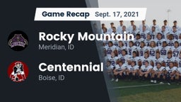 Recap: Rocky Mountain  vs. Centennial  2021