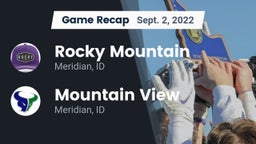 Recap: Rocky Mountain  vs. Mountain View  2022