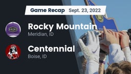 Recap: Rocky Mountain  vs. Centennial  2022