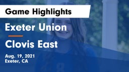 Exeter Union  vs Clovis East  Game Highlights - Aug. 19, 2021