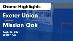 Exeter Union  vs Mission Oak Game Highlights - Aug. 28, 2021