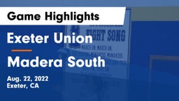 Exeter Union  vs Madera South  Game Highlights - Aug. 22, 2022