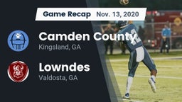 Recap: Camden County  vs. Lowndes  2020