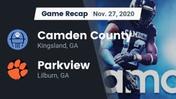 Recap: Camden County  vs. Parkview  2020