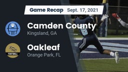 Recap: Camden County  vs. Oakleaf  2021