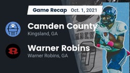 Recap: Camden County  vs. Warner Robins   2021