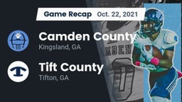 Recap: Camden County  vs. Tift County  2021