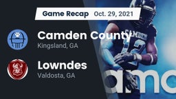 Recap: Camden County  vs. Lowndes  2021