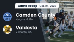 Recap: Camden County  vs. Valdosta  2022